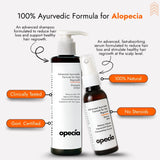 Alopecia Serum & Shampoo Combo Pack – Advanced Ayurvedic Formula For Hair Fall Control & Bald Patch Recovery