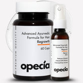 Alopecia Areata Treatment Kit | Hair Regrowth Capsules (60 Caps) + Alopecia Serum Spray 50ml