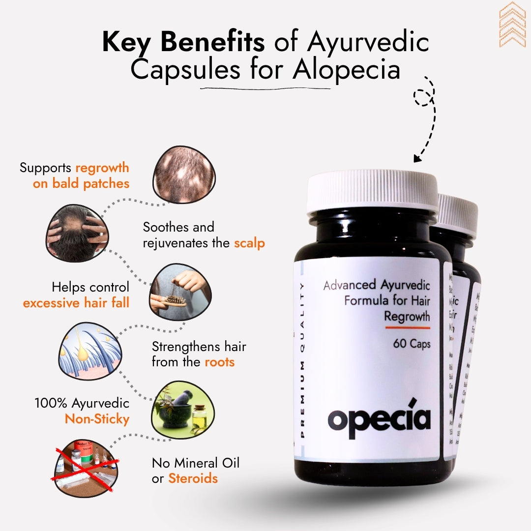 Alopecia Hair Patch Solution | Alopecia Areata Treatment Medicine | 100% Pure Extract with No Side Effects