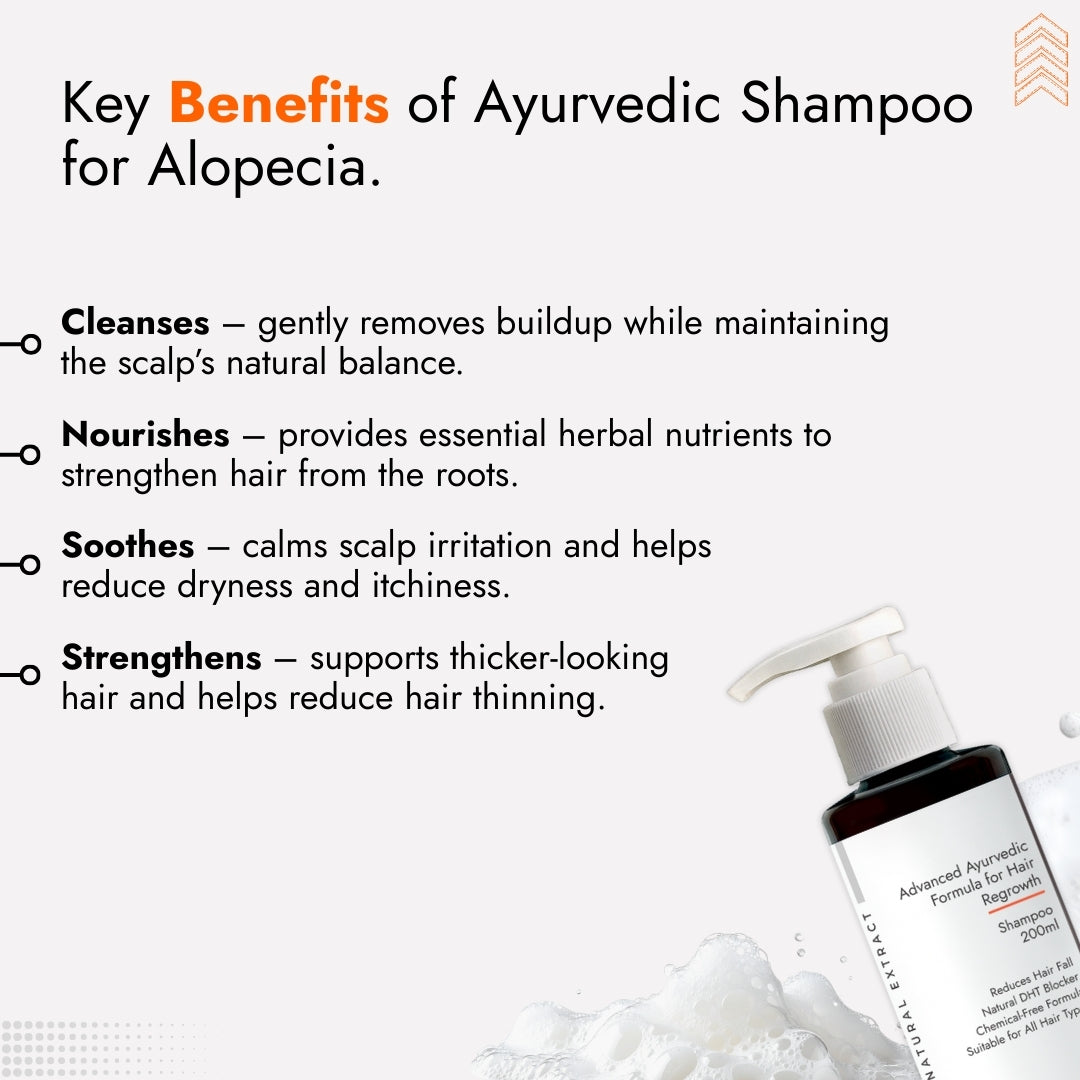 Alopecia Herbal Shampoo (200ml) - Advanced Formula for Alopecia Treatment