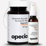 Alopecia Areata Treatment Kit | Hair Regrowth Capsules (60 Caps) + Alopecia Serum Spray 50ml